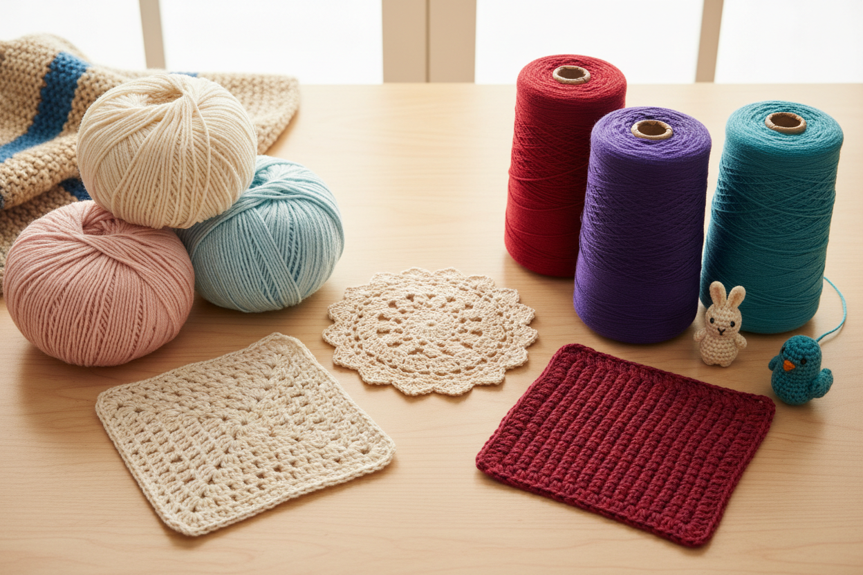 Cotton vs Acrylic Yarn for Crochet Home Décor: Which Is Best?