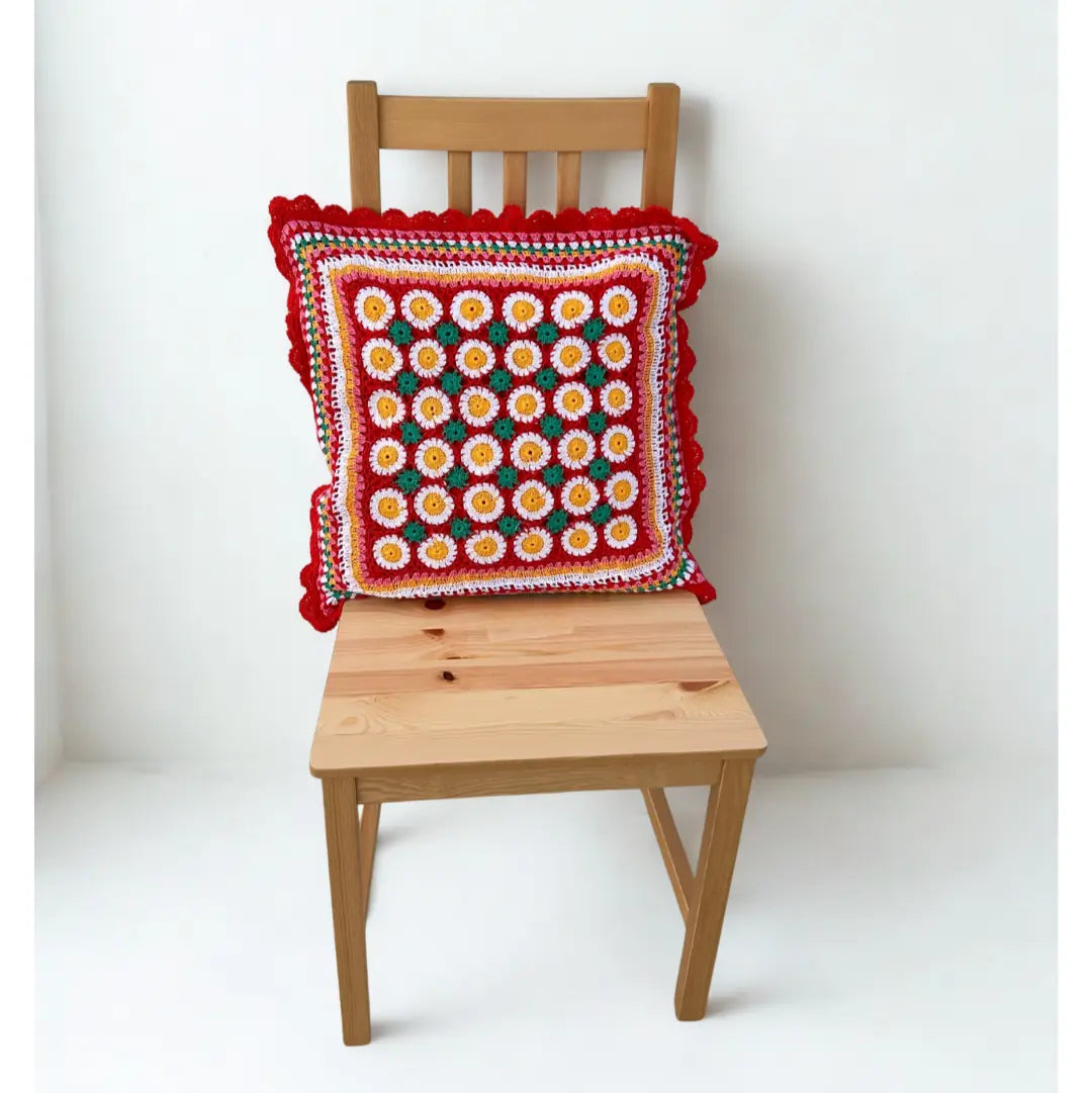 Cushion Cover - Dominant Red (Multicolored)