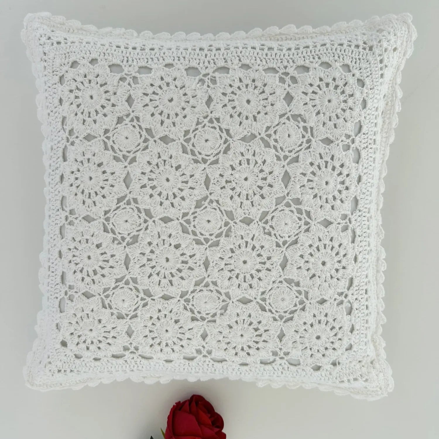 Crochet Cushion - Floral