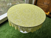 Round Crochet Tabletops - Lemmon Yellow