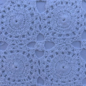 Floral Medallion Crochet Cushion (Boho Chic)