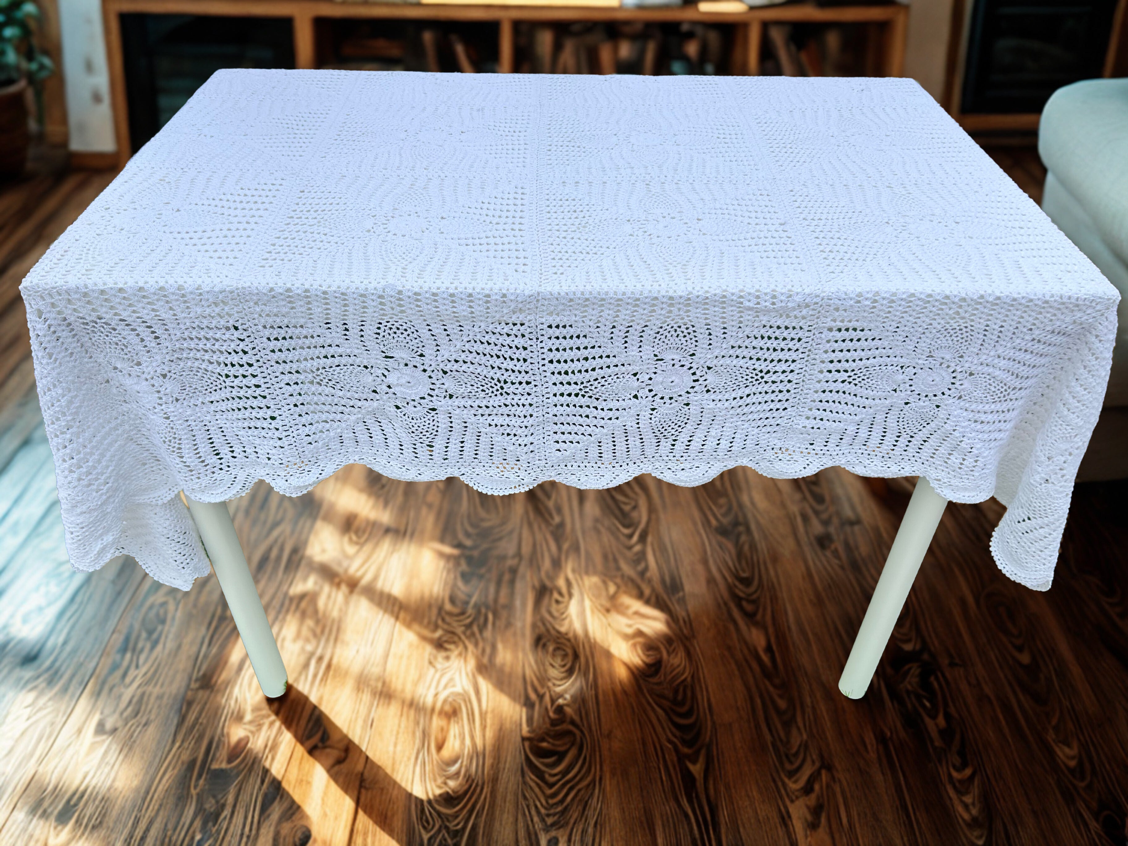 Crochet Tablecloths - White