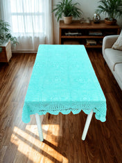 Crochet Tablecloths - Soft Pistachio Mint