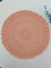 Crochet Doily - Pink