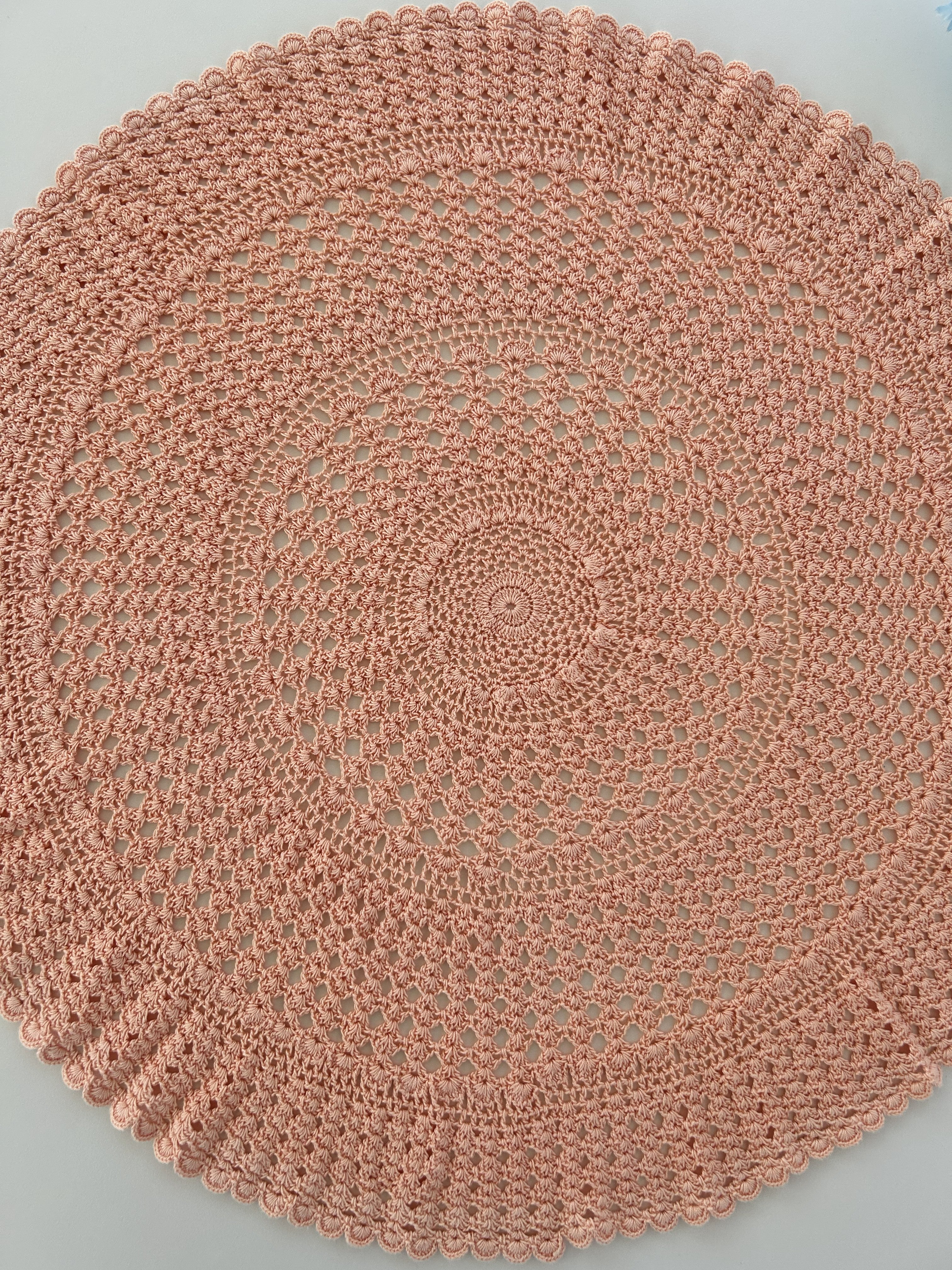 Crochet Doily - Pink