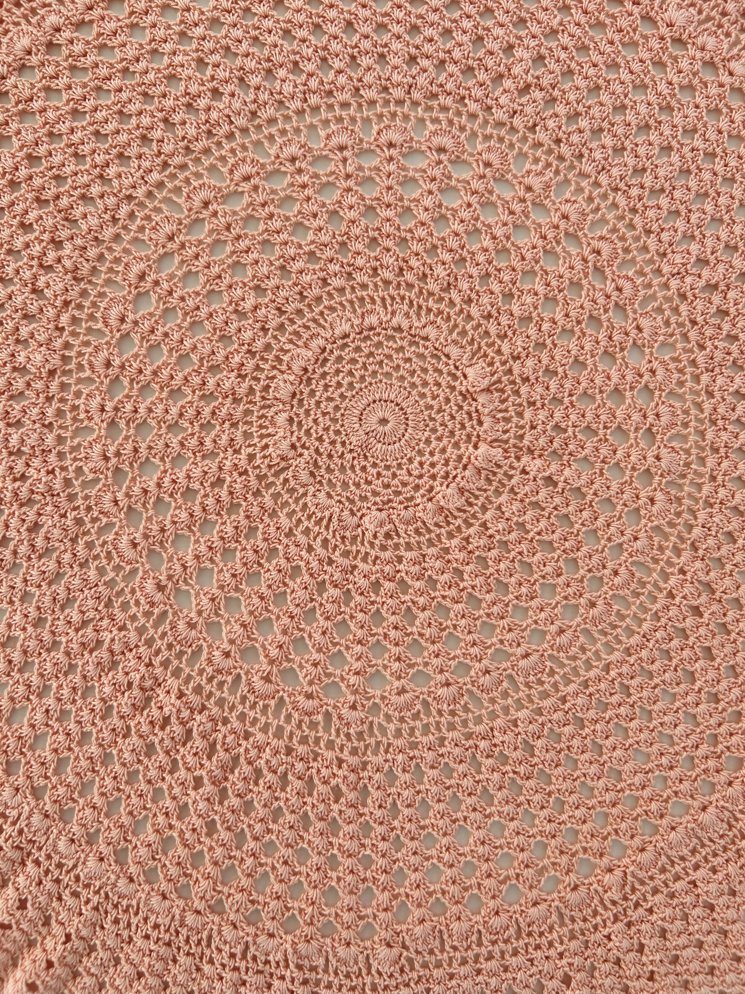 Crochet Doily - Pink