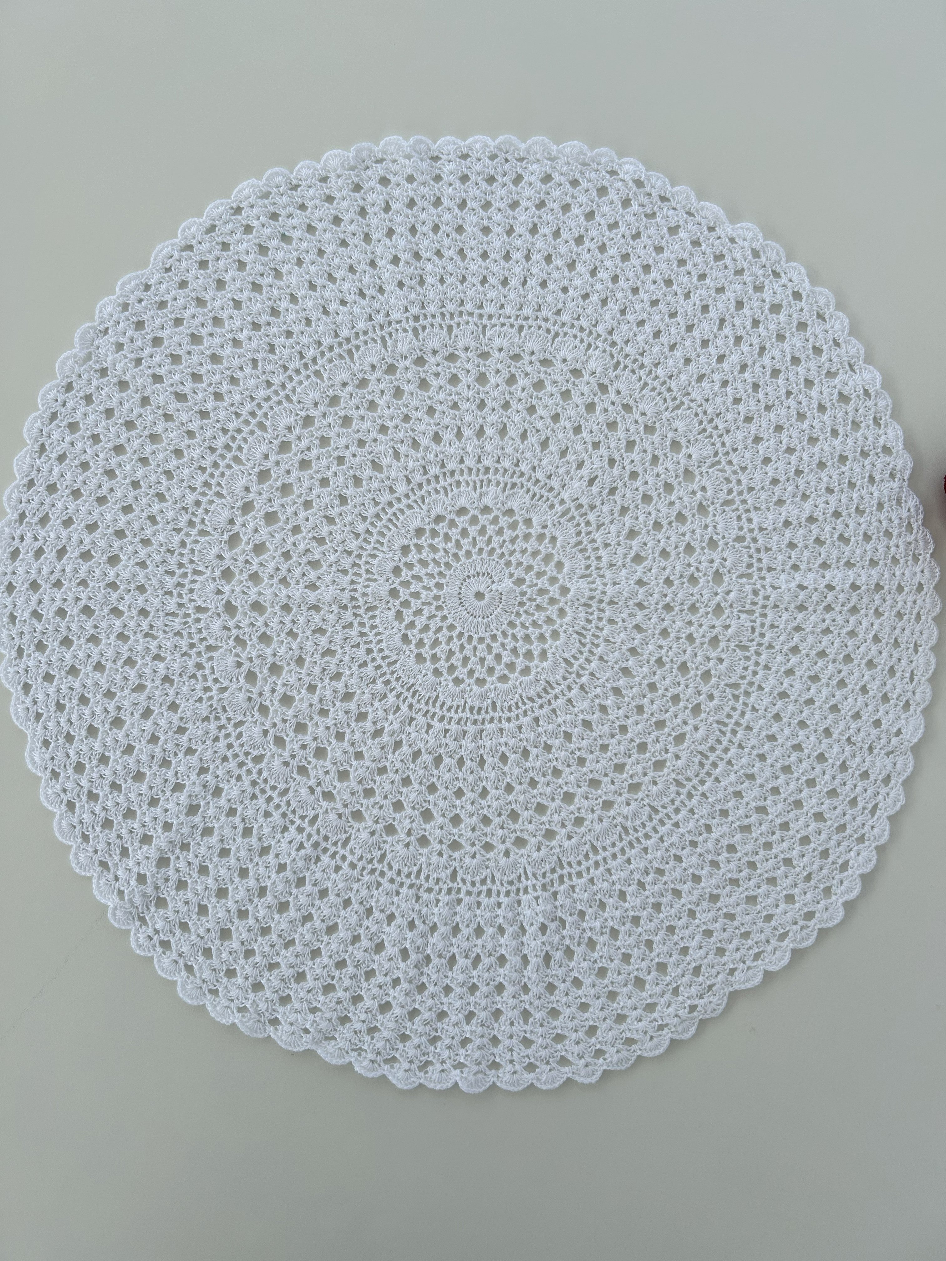 Crochet Doily - White