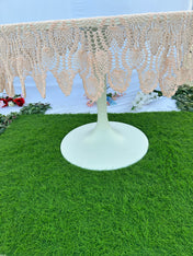 Round Crochet Tabletops - Light Pink