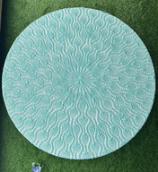 Round Crochet Tabletops - Soft Pistachio Mint