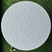 White Lace Round Table Topper (Centerpiece)
