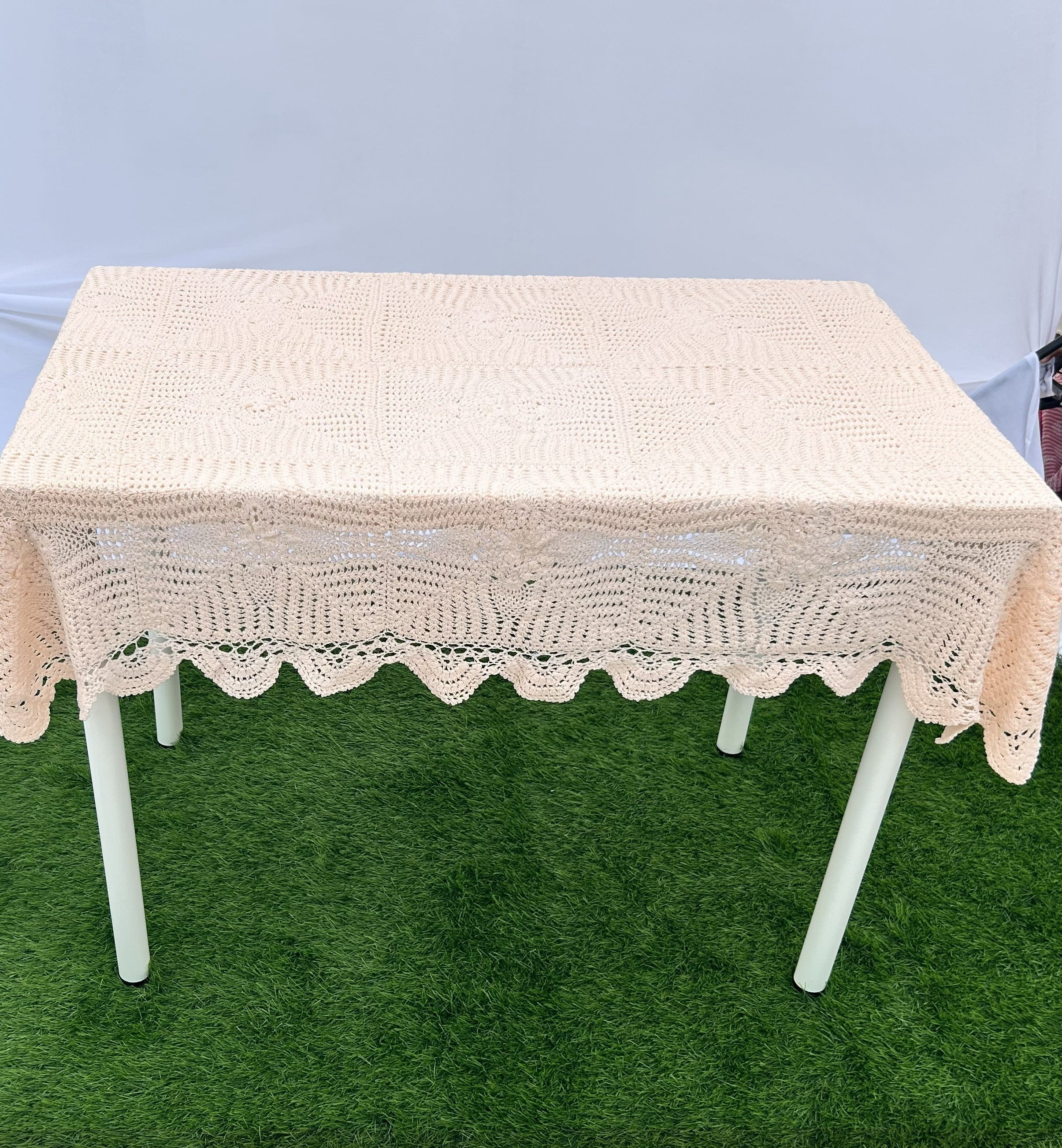 Crochet Tablecloths - Light Pink