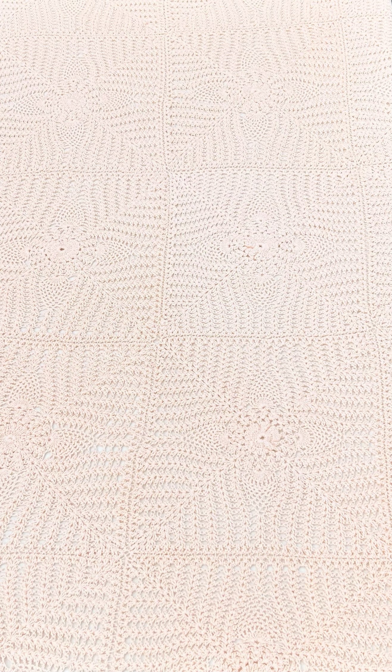 Crochet Tablecloths - Light Pink