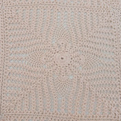 Vintage Rose Heirloom Crochet Tablecloth & Furniture Throw