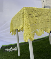 Crochet Tablecloths - Lemmon Yellow