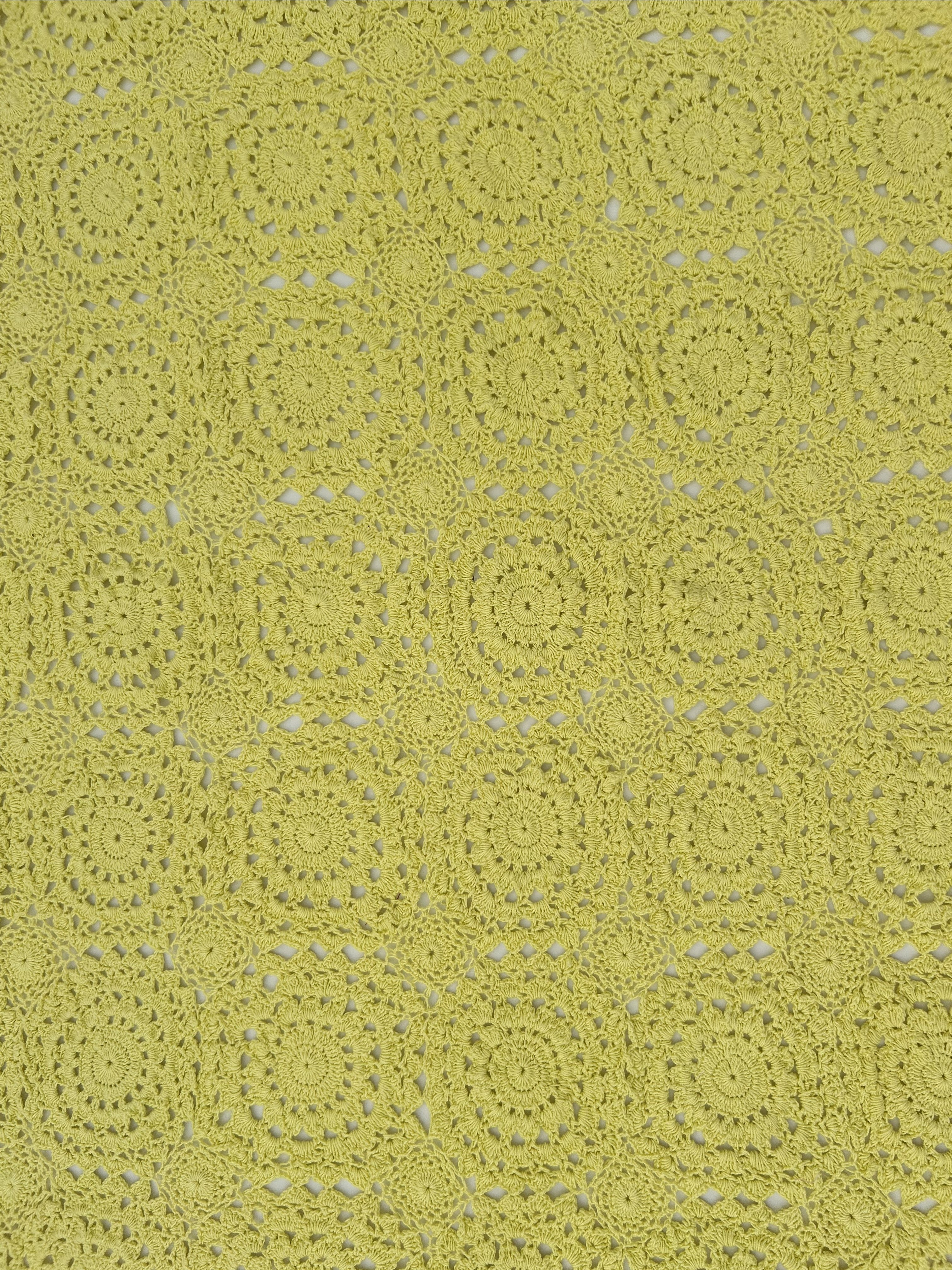 Crochet Tablecloths - Lemmon Yellow