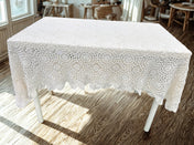 Crochet Tablecloths - Half White