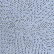 Victorian Hand-Knitted Lace Dining Cloth - Snow White