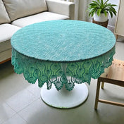 Pastel Mint Green Crochet Table Topper