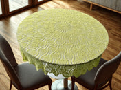 Round Crochet Tabletops - Lemmon Yellow