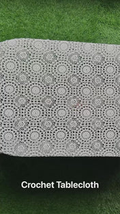 Crochet Tablecloths - Half White